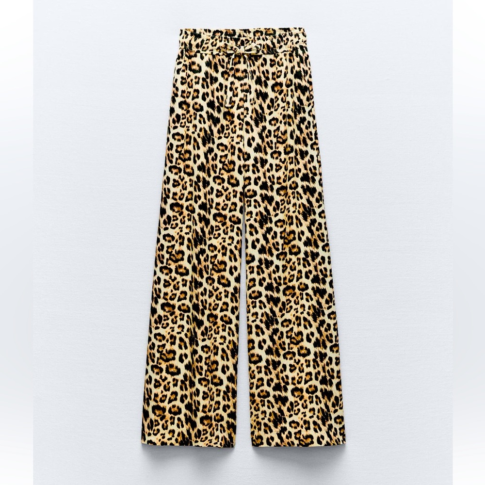 Zara Leopard Pants